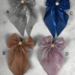 Shiny Bow Tail Clip