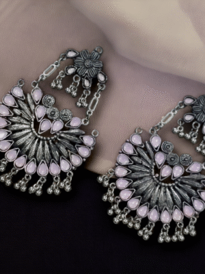 Handcrafted oxidised earrings for women