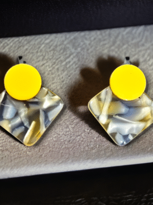 Acrylic earrings in cute candy colors small size