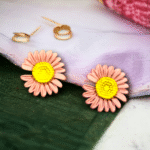 Daisy Floral Earrings - lightweight fashion earrings