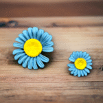Mismatched Floral Earrings - lightweight fashion earrings