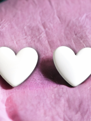 Cute Heart Earrings - lightweight fashion earrings