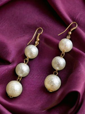 Pearl Danglers - trendy statement fashion earrings