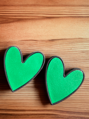 Heart Earrings - trendy statement fashion earrings