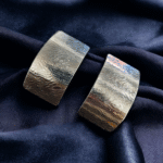 Silver Statement Earrings - trendy statement fashion earrings