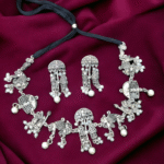 Doli baarat oxidized necklace set