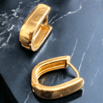 anti-tarnish gold earrings