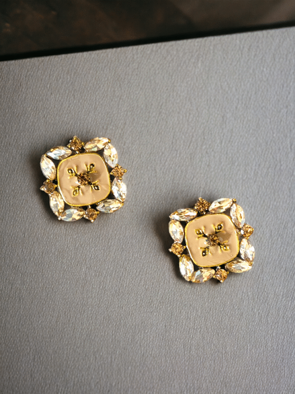 small ethnic gold studs