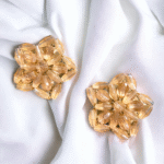 korean crystal stud earrings