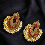 ethnic pearl earrings for women