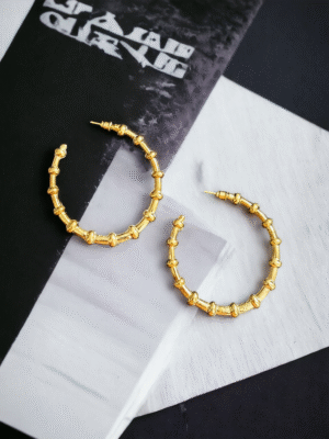 korean chunky statement earrings