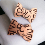 Glossy bow hair clips - fashionable and fun