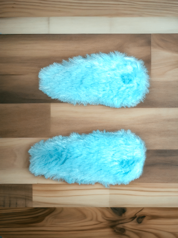 Soft furry kids' hair pins for playful styles