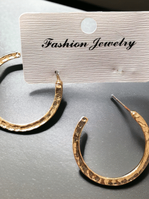 Simple semi hoop earrings daily wear