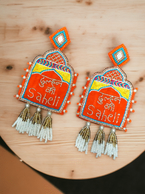 Dulhan ki saheli earrings handmade for weddings