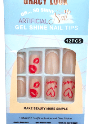 Chrome metallic acrylic nails