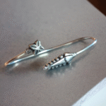 Statement ethnic oxidized bracelet design