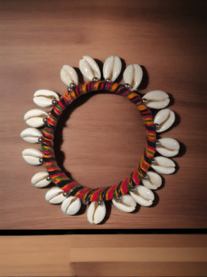 Black seashell bangles for modern ethnic style