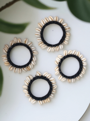 Oxidized kada bangle with ethnic tribal design