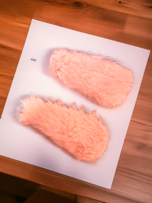 Kids fur hair pins - cute and comfortable
