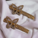 Butterfly stone hair clip - fancy party style