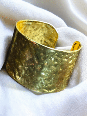 Designer brass statement kada