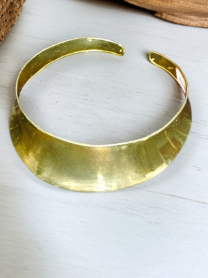 Brass statement necklace for women