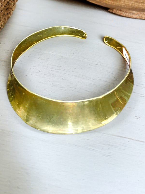 Brass statement necklace for women