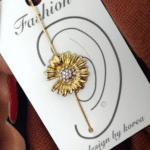 Traditional brass ear cuff earring