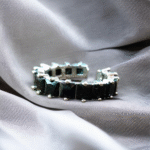 Korean dainty stone ring