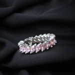 Korean dainty stone ring