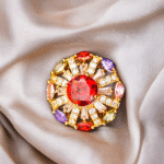 Festive bold statement ring